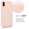 Husa Apple iPhone X / iPhone XS, Silicon, Roz, 42495.10