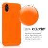 Husa Apple iPhone X / iPhone XS, Silicon, Portocaliu, 46270.69