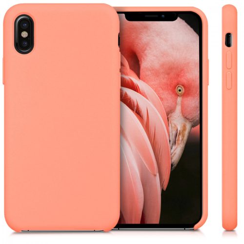 Husa Apple iPhone X / iPhone XS, Silicon, Rose Gold, 42495.76