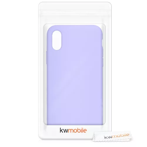 Husa Apple iPhone X / iPhone XS, Silicon, Mov, 46313.108