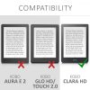 Husa pentru Kobo Clara HD, Piele ecologica, Negru, 45223.01