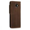 Husa Samsung Galaxy J6 Plus, Piele naturala, Maro, 46604.05