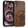 Husa Apple iPhone XR, Lemn, Maro, 46748.01
