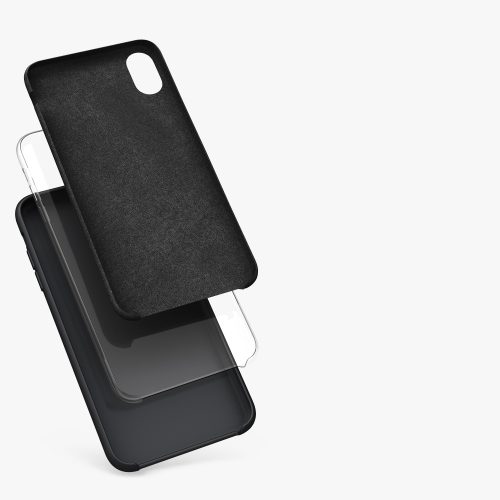 Husa Apple iPhone XR, Silicon, Negru, 45910.01