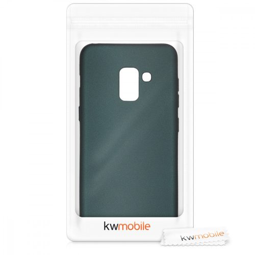 Husa Samsung Galaxy A8 (2018), Silicon, Verde, 45634.14