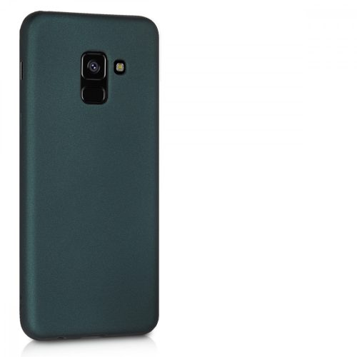 Husa Samsung Galaxy A8 (2018), Silicon, Verde, 45634.14