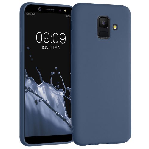 Husa Samsung Galaxy A6 (2018), Silicon, Albastru, 45247.116
