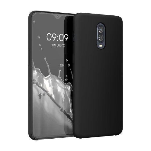 Husa OnePlus 6T, Silicon, Negru, 46316.01