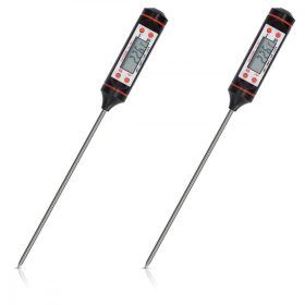  Set 2 Termometre digitale de gatit cu citire instantanee, Kwmobile, Multicolor, Plastic, 46932.02