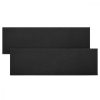 Set 2 Protectii perete autoadezive pentru usa auto 40 x 12 x 1.5 cm, Kwmobile, Negru, EVA, 46972.01