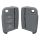 Husa Cheie Auto pentru VW - 3 Butoane, Silicon, Gri, 46967.01
