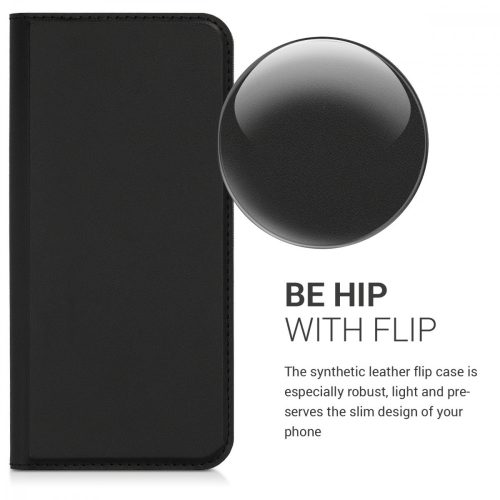 Husa Huawei Honor 10 Lite, Piele ecologica, Negru, 47001.01