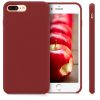 Husa Apple iPhone 8 Plus / iPhone 7 Plus, Silicon, Rosu, 40842.20