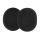 Set 2 Perne de urechi pentru casti Logitech H800, Kwmobile, Negru, Spuma cu memorie, 47093.01