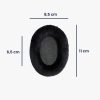Set 2 Perne de urechi pentru casti Sennheiser HD559/HD569/HD599, Kwmobile, Negru, Textil, 47097.01