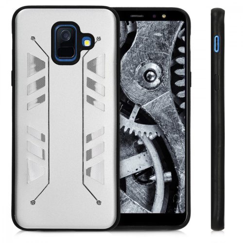 Husa Samsung Galaxy A6 (2018), Aluminiu, Argintiu, 47129.35