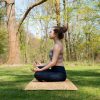 Saltea de yoga Navaris din pluta, 183 x 61 cm, 44764.24