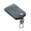 Husa Cheie Auto pentru Renault / Dacia - 4 Butoane - Keyless Go, Piele ecologica, Gri, 45656.73