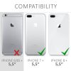 Husa Apple iPhone 8 Plus / iPhone 7 Plus, Silicon, Alb, 45352.02