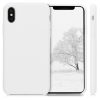 Husa Apple iPhone X / iPhone XS, Silicon, Alb, 42495.02