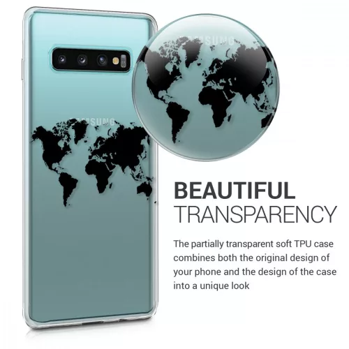 Husa Samsung Galaxy S10 Plus, Silicon, Transparent, 47458.01