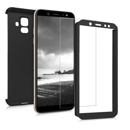 Husa Samsung Galaxy A6 (2018), Policarbonat, Negru, 46337.68