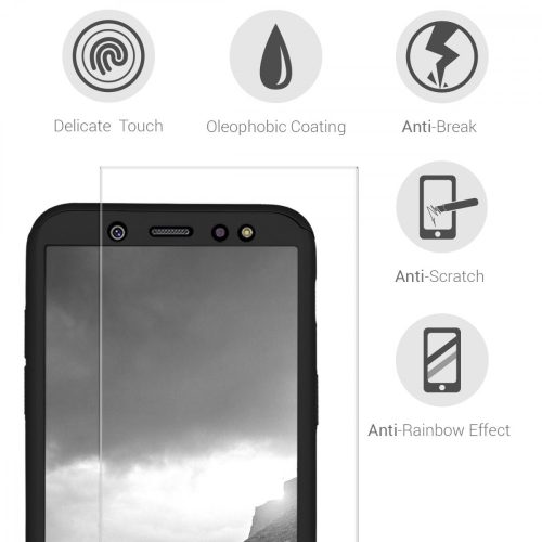 Husa Samsung Galaxy A6 (2018), Policarbonat, Negru, 46337.68