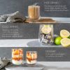Set 4 pahare Navaris cu perete dublu, 450 ml, izolate termic, sticla borosilicata, 47547.01.3