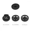 Suport bicicleta pentru gps Garmin Bryton Rider/CatEye/Edge, Kwmobile, Negru, Metal, 47556.01