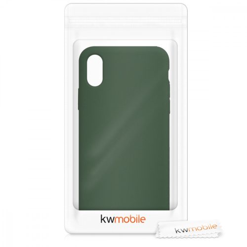 Husa Apple iPhone X / iPhone XS, Silicon, Verde, 42495.80