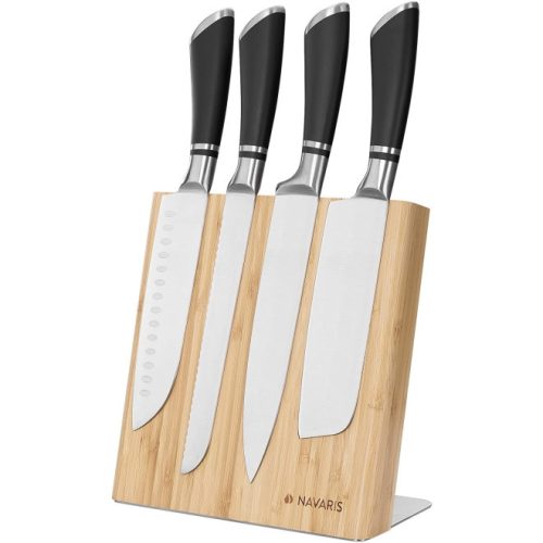 Suport cutite Navaris, magnetic, din lemn, 23x22.5 cm, 47366.02.1