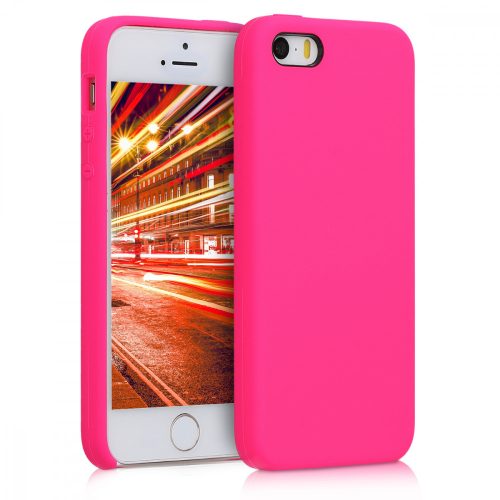Husa Apple iPhone 5 / iPhone 5s / iPhone SE, Silicon, Roz, 42766.08