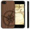 Husa Apple iPhone 8 / iPhone 7 / iPhone SE 2, Lemn, Maro, 39462.15