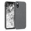 Husa Apple iPhone XR, Textil, Gri, 46974.02