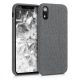 Husa Apple iPhone XR, Textil, Gri, 46974.02