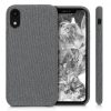 Husa Apple iPhone XR, Textil, Gri, 46974.02