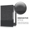 Husa pentru Kobo Aura Edition 1, Textil, Gri, 43342.03