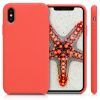Husa Apple iPhone X / iPhone XS, Silicon, Portocaliu, 46313.69