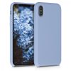Husa Apple iPhone X / iPhone XS, Silicon, Albastru, 46313.58