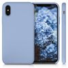 Husa Apple iPhone X / iPhone XS, Silicon, Albastru, 46313.58