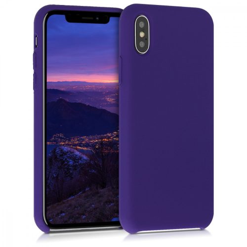 Husa Apple iPhone X / iPhone XS, Silicon, Violet, 42495.38