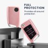 Husa Cheie Auto pentru VW - 3 Butoane, Silicon, Rose Gold, 48037.93