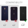 Husa Nokia 1 Plus, Textil, Gri, 48021.01
