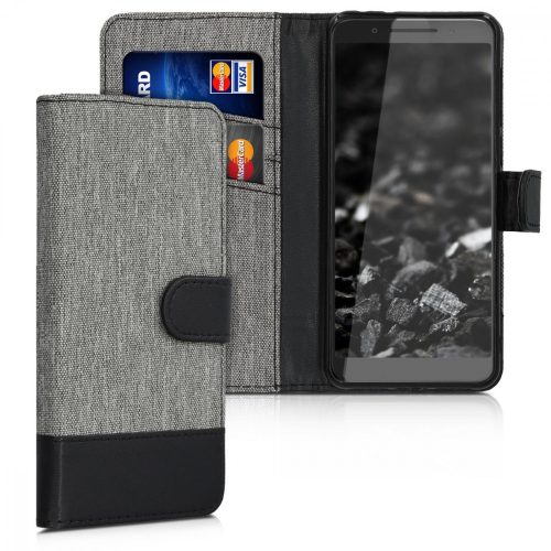 Husa Alcatel 3 (2019) / 3L (2019), Textil, Gri, 48095.22
