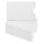 Set 20 Huse pentru carduri bancare, Kwmobile, Transparent, Plastic, 48141.74