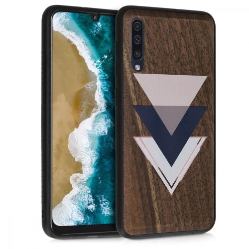 Husa Samsung Galaxy A50, Lemn, Multicolor, 48177.01