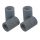 Set 4 Instrumente de ascutit varfuri de sageti, Kwmobile, Gri, Piatra, 48139.01