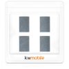 Set 4 Instrumente de ascutit varfuri de sageti, Kwmobile, Gri, Piatra, 48139.01