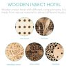 Hotel pentru insecte Navaris cu stake, 57 cm, ecologic, pentru insecte, 48190.2