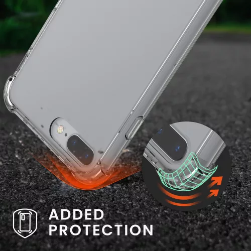 Husa Apple iPhone 8 Plus / iPhone 7 Plus, Silicon, Transparent, 48204.03